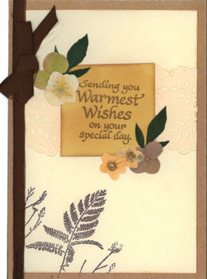 HC 104 - 5x7 Handcrafted Greeting Card